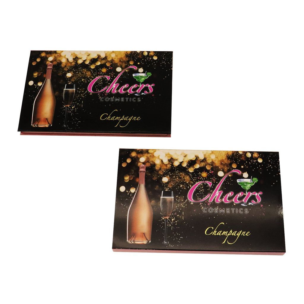 Champagne Shadow & Glitter Palette - Cheers Cosmetics MX