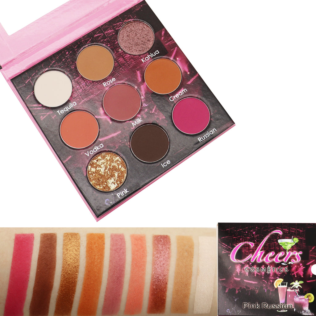 Pink Russian Eyesahdow Palette - Cheers Cosmetics MX