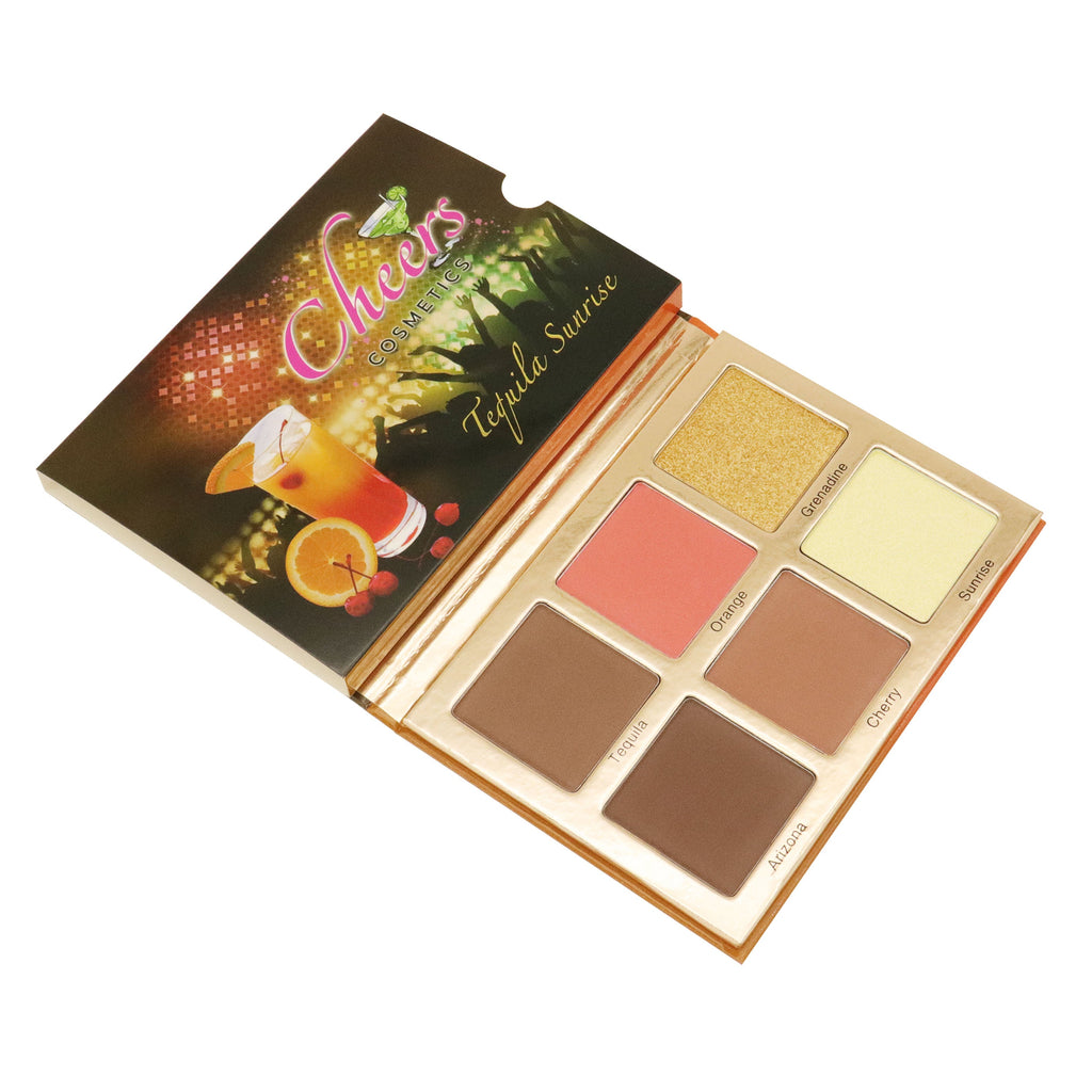Tequila Contour, Blush & Highlight Palette - Cheers Cosmetics MX