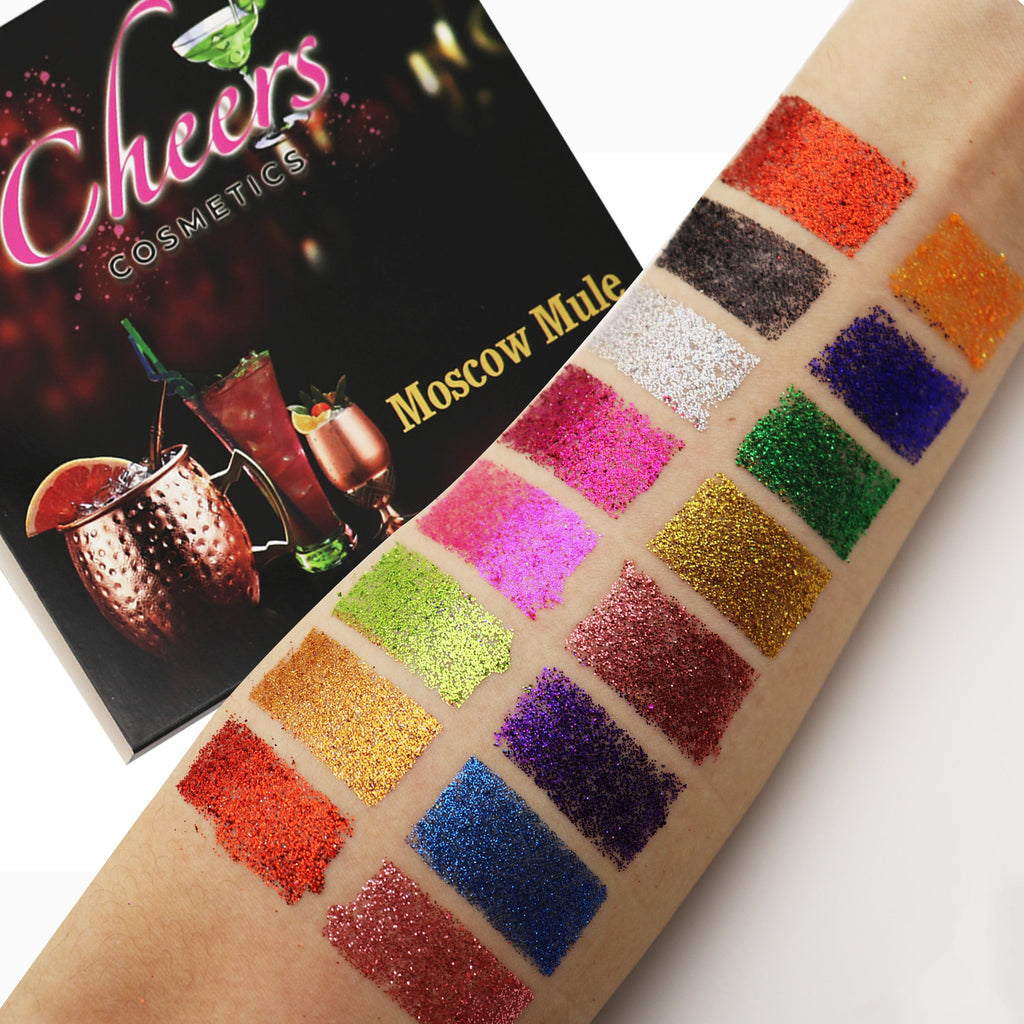Moscow Mule Glitter Palette - Cheers Cosmetics MX