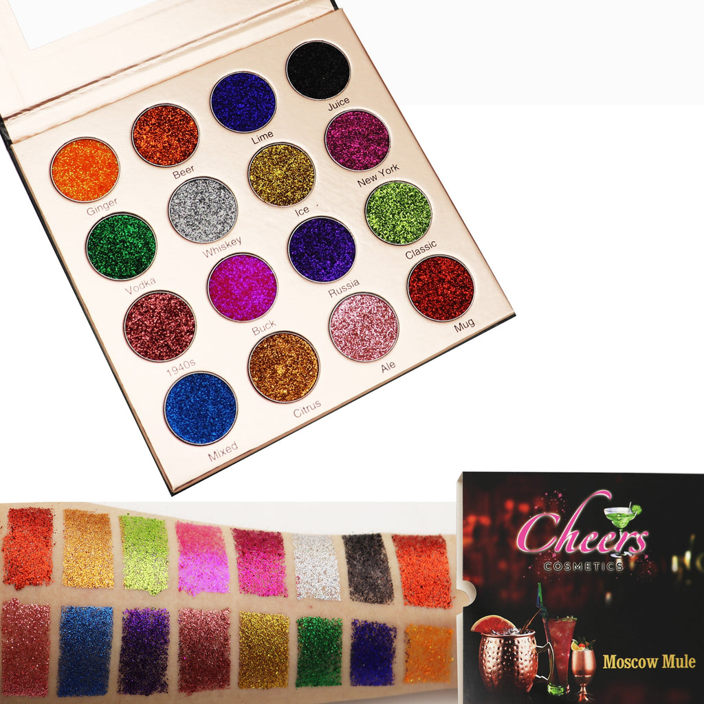 Moscow Mule Glitter Palette - Cheers Cosmetics MX
