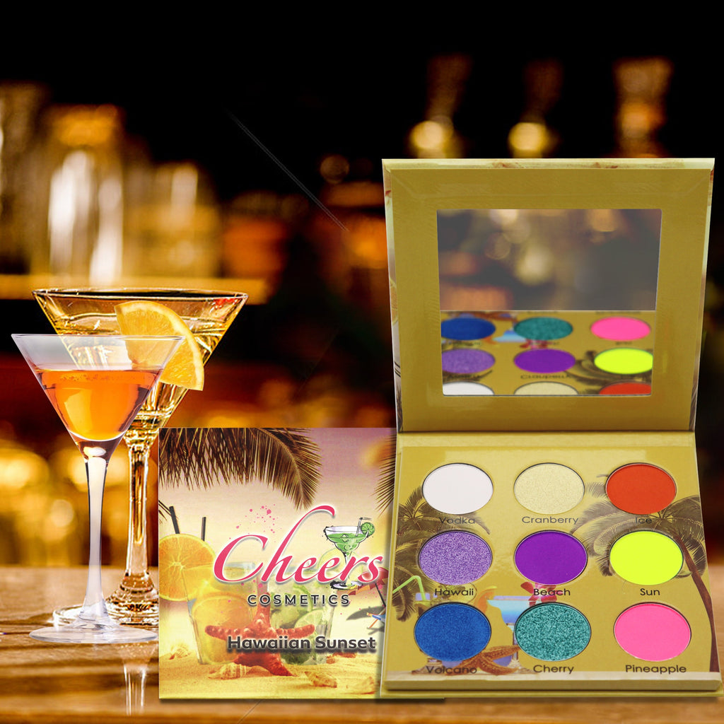 Hawaiian Sunset Eyeshadow Palette - Cheers Cosmetics MX